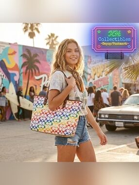 2022 Coach Bag Rainbow Pride Signature Reversible City Tote 2463 NWOT